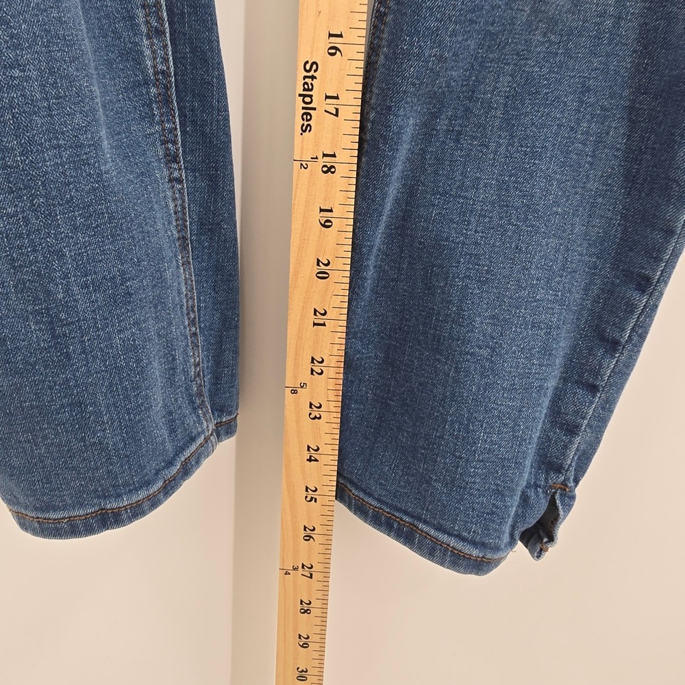 PERMANENT‎ Women's Blue Denim Utility Cargo Pants Size 14 - Picture 3 of 9